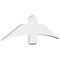 Ekena Millwork Bellingham Architectural Grade PVC Gable Bracket, 48"W x 14"H x 2"D x 6"F, 7/12 Pitch GBP048X14X0206BEL00 - alternate 1